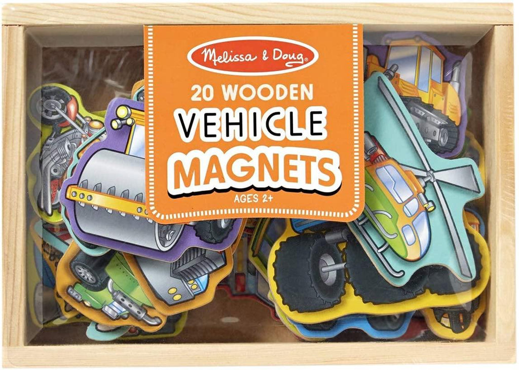 Melissa and Doug Wooden Vehicle Magnets - The mammy's