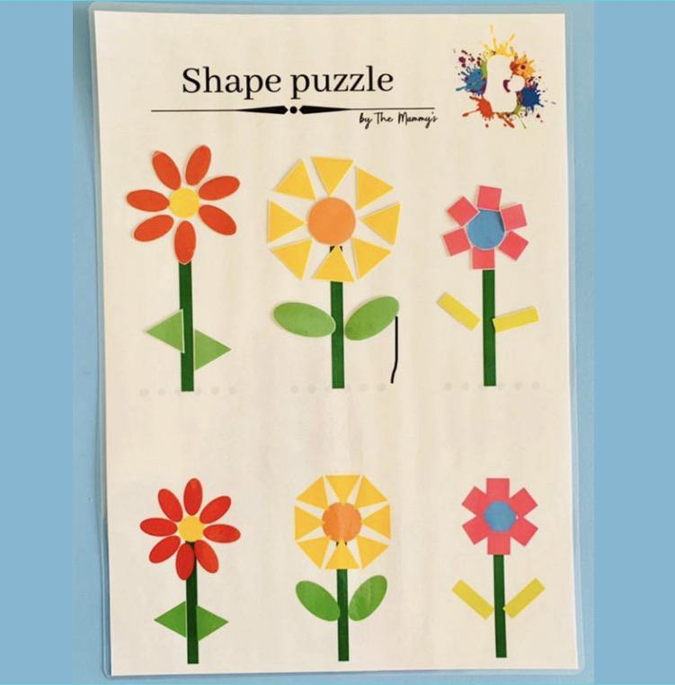 Shapes puzzle - The mammy's