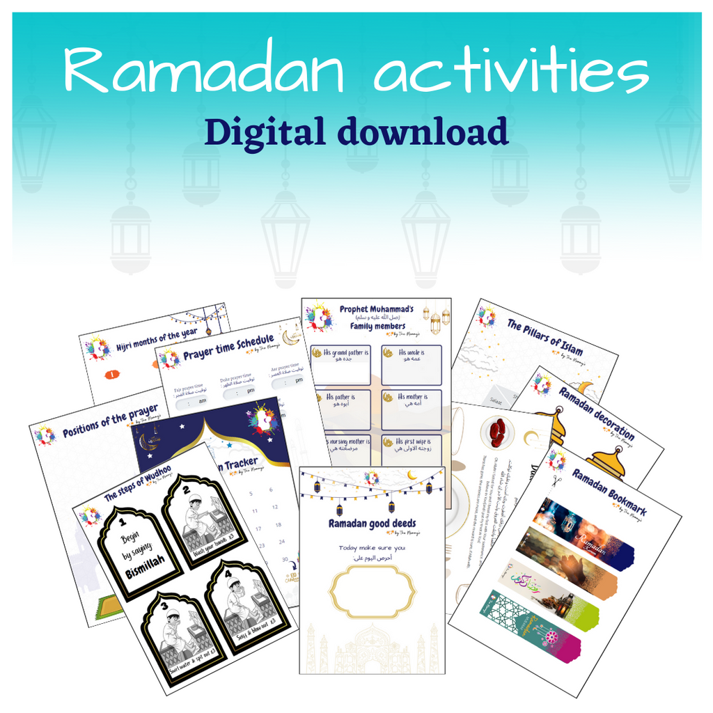 Ramadan printable activities - Digital download